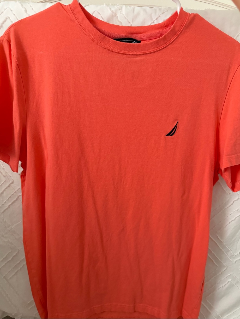 Nautica Men’s Coral Crew Neck Short-Sleeve Tee